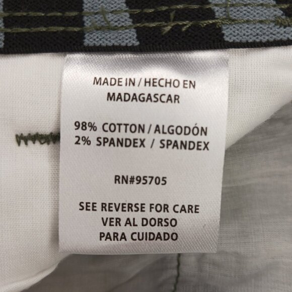 Iron Co. Mens Size 30 Shorts Bermuda Olive Stretch Fabric 9'' Inseam - Picture 4 of 8